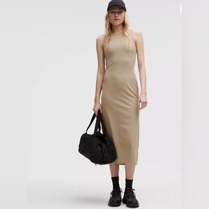 Zara Tan Sleeveless Dress